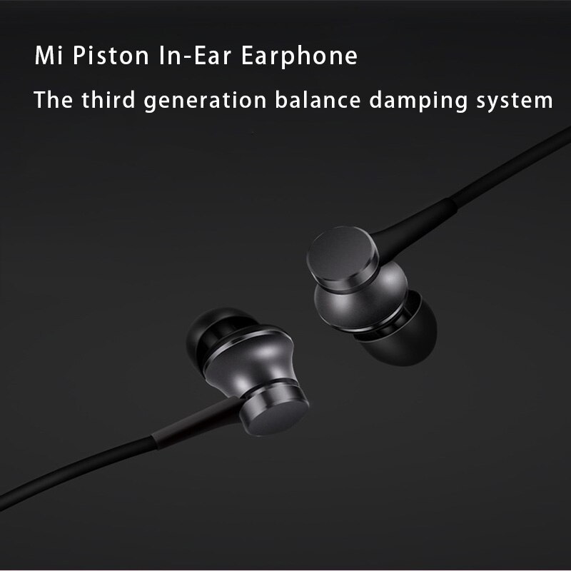 Originele Xiaomi Piston 3 Headset Mi Verse Usb Type-C 3.5Mm In-Ear Oortelefoon Met Microfoon Voor samsung Xiaomi Mi 6/8 Huawei Oortelefoon