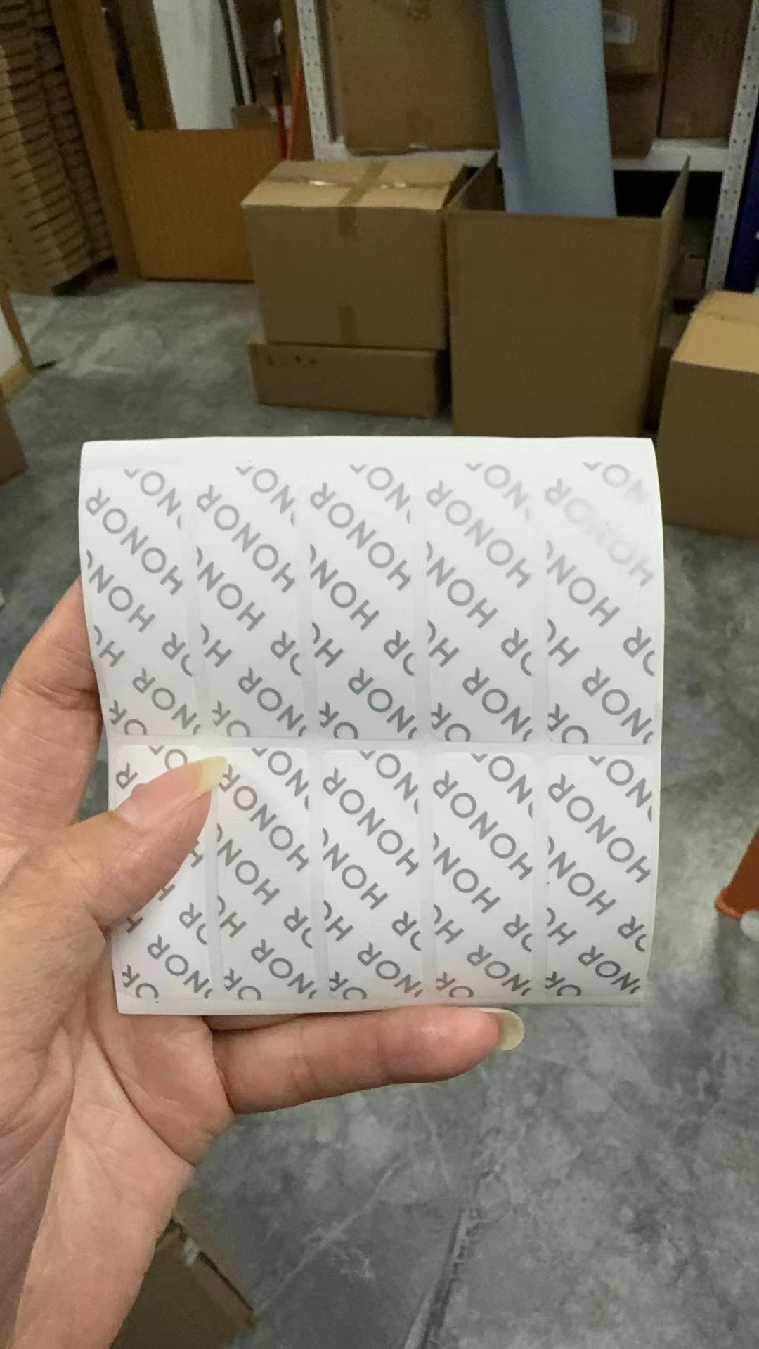 100pcs/lot for Honor Box Seal Reseal Label Sticker