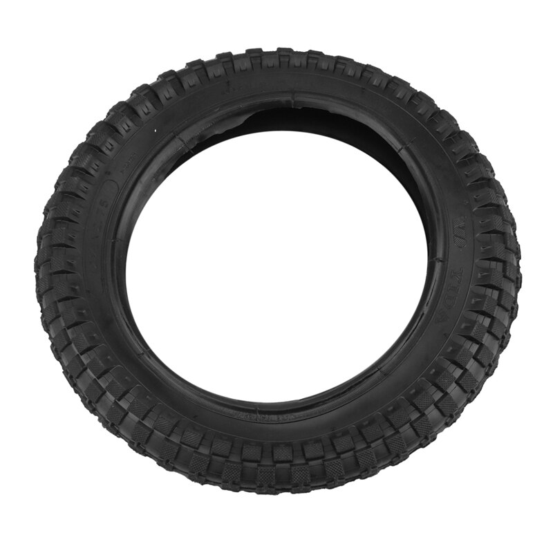Pneu 12 1/2 X 2.75 Pour Mini Moto Cross 49cc - Pneu Intérieur Et Extérieur, Noir