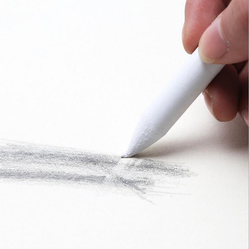 Bâton de mélange bâton à tige Tortillon | Ensemble de 6 pièces/ensemble croquis Tortillon, outil de dessin d'art, directe blanche