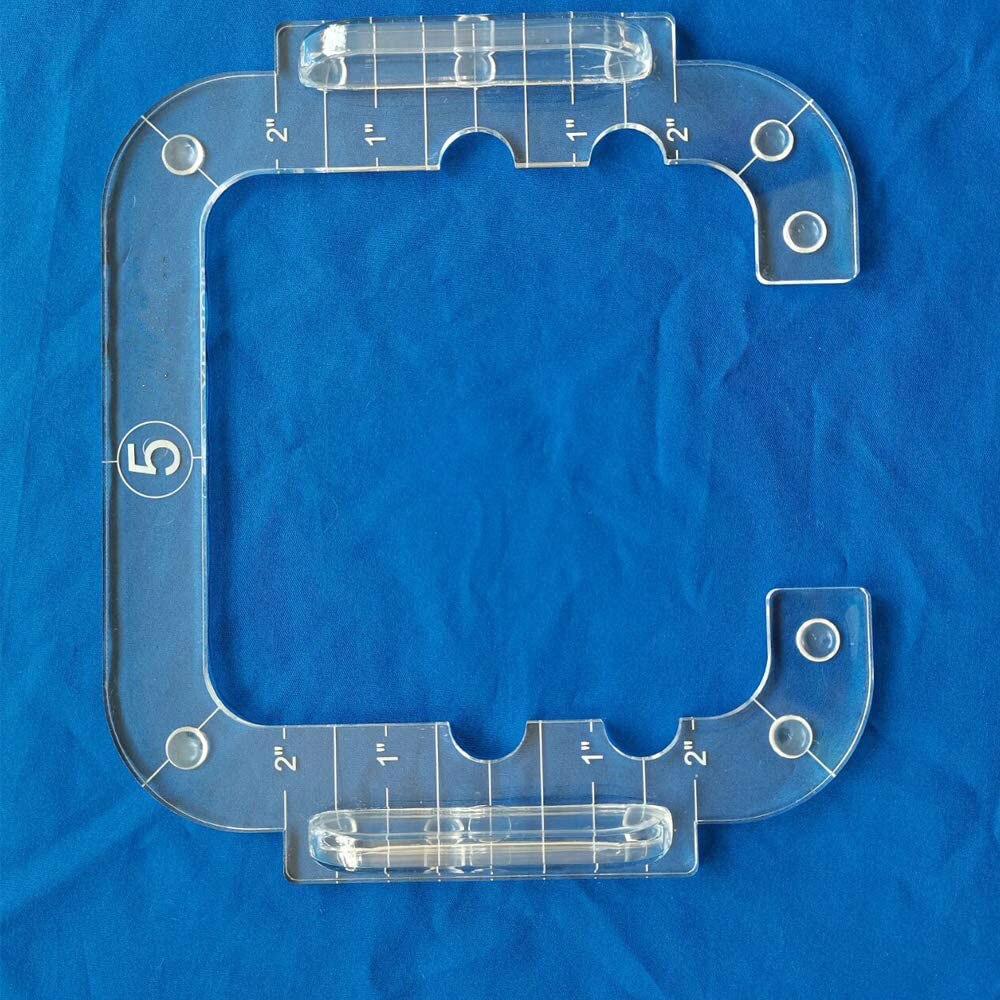 Free Motion Quilting Template Series 5 with Quilting Frame for Domestic Sewing Machine (TK(Q5-08)): TK