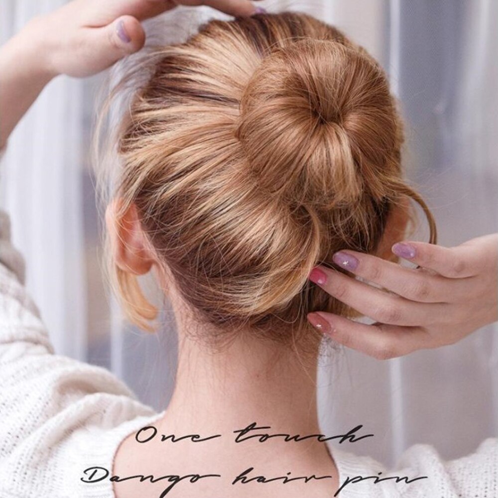 1 Pc Twist Spons Donut Bun Maker Kapsel Franse Vlecht Haar Tools Styling Diy Magic Bun Maker Haar Vlecht Accessoires zwart