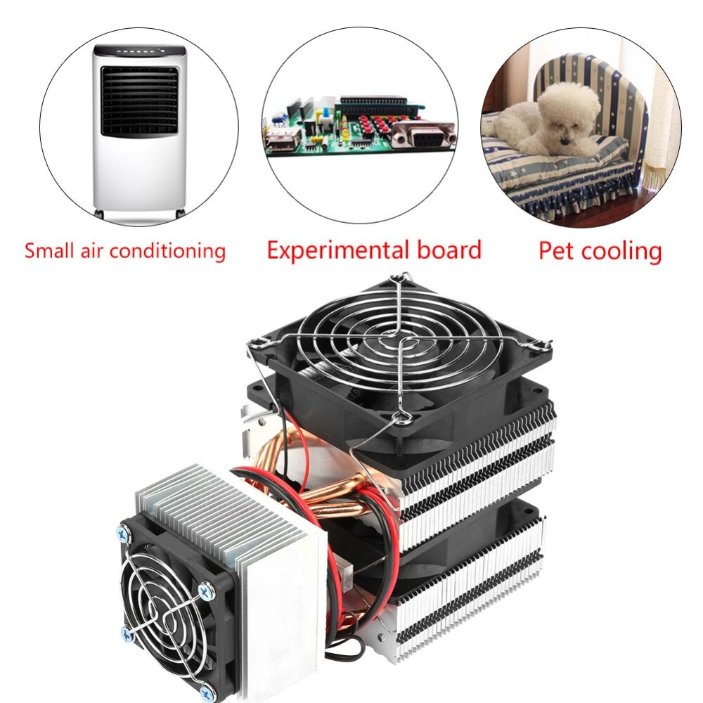 Dc 12v 20a 180w 12715 halvleder kjøling peltier kjøligere luftkjøling radiator diy mini kjøleskap kjølesystem