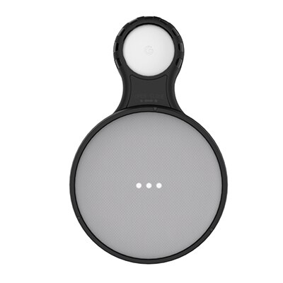 Google Home Mini Wall Mount case A Space-Saving Accessories Stand Hanger Holder for Protecting Google Home Mini Voice Assistant: Black