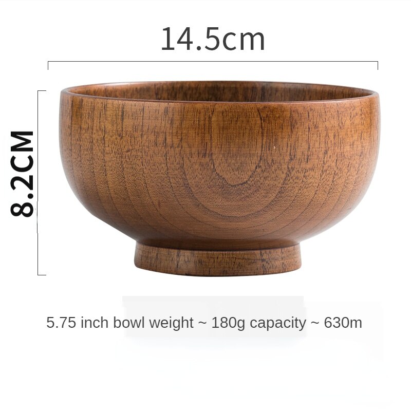 Japońskie retro jujube drewniana misa drewniana miska robić ryżu duża miska robić zupy z makaronem łyżka drewniana misa domowa restauracja zastawa stołowa