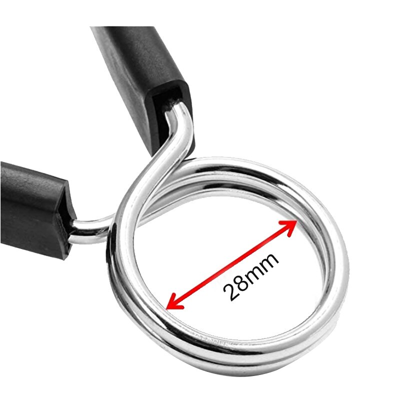 Paquete de 4 collares de resorte para Mancuernas, pinzas de Clip para Mancuernas de ejercicio, gimnasio, entrenamiento de Fitness, levantamiento de pesas