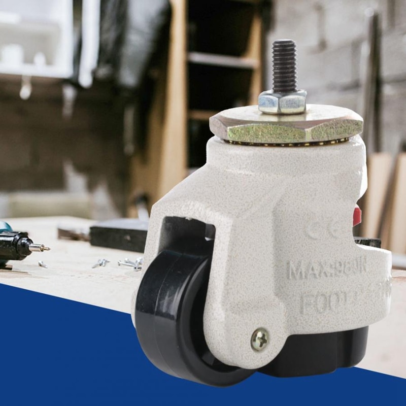 Wiel Voor Trolley 4Pcs Heavy Duty Niveau Aanpassing Caster Draadstift Industriële Roller Wiel Caster Wielen Meubelen Ondersteuning