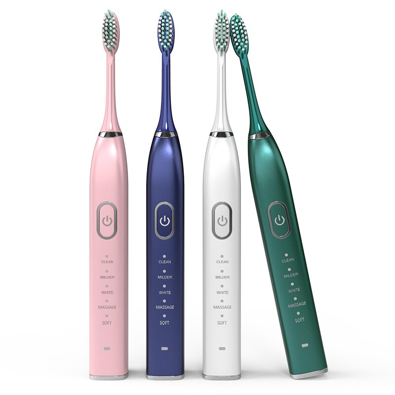 Ultrasonic Sonic Electric Toothbrush Powerful Tooth Brush USB Rechargeable Adult Electronic Washable Whitening Teeth Brush