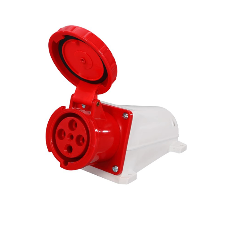 Industrial plug and socket waterproof connector 3PIN 4PIN 5PIN 16A/32A IP44 waterproof electrical connection wall mount socket