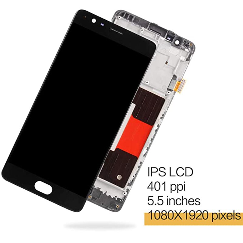 Pantalla LCD Original OEM de 5,5 pulgadas para OnePlus 3 3T, montaje de digitalizador con pantalla táctil AMOLED, repuesto para One Plus 3 3T