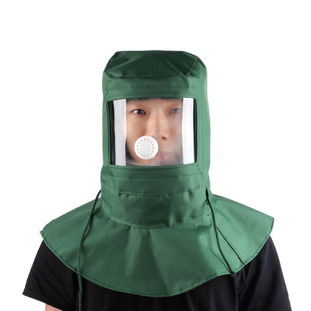 Labor Face Mask Industrial Work Protection Mask Blasting Hood Sand Abrasive Grit Shot sand Blaster Mask Anti Dust Equipment