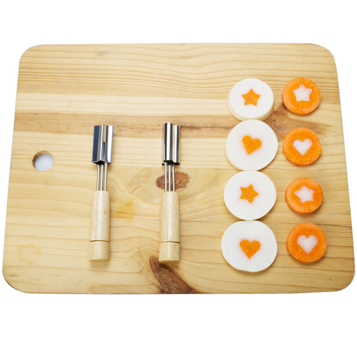 Stainless Steel Cookies Cutter Flower Heart Shape Carrot Cucumber Fruit Cutting Die Vegetables Cutter Kitchen Gadgets