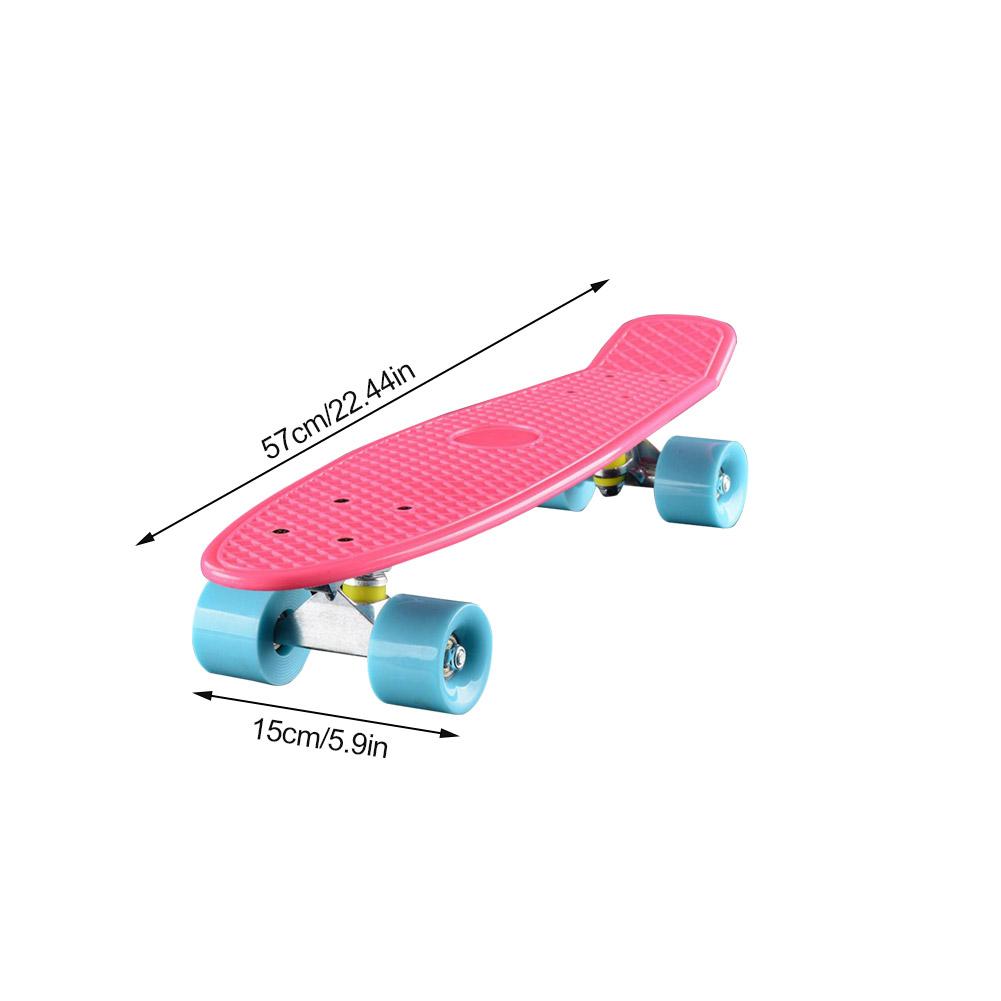 22 Inch Pennyboard Skateboard Mini Longboard Retro Skateboard Skate Board For Kids Teens Adults Penny-board