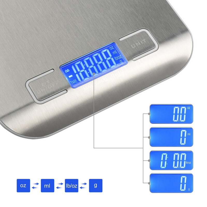 11 LB / 5000g 22LB/10000g electronic kitchen scale digital food scale