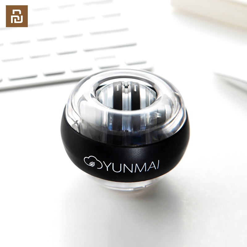 Yunmai Anti-Stress Wrist Trainer LED Gyroball Essential Spinner Gyroscopic Forearm Exerciser Gyro Ball Mi Home Kit