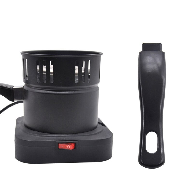 Mini forno elétrico portátil m2ee, queimador único, com colher de ferro, placa quente, forno doméstico