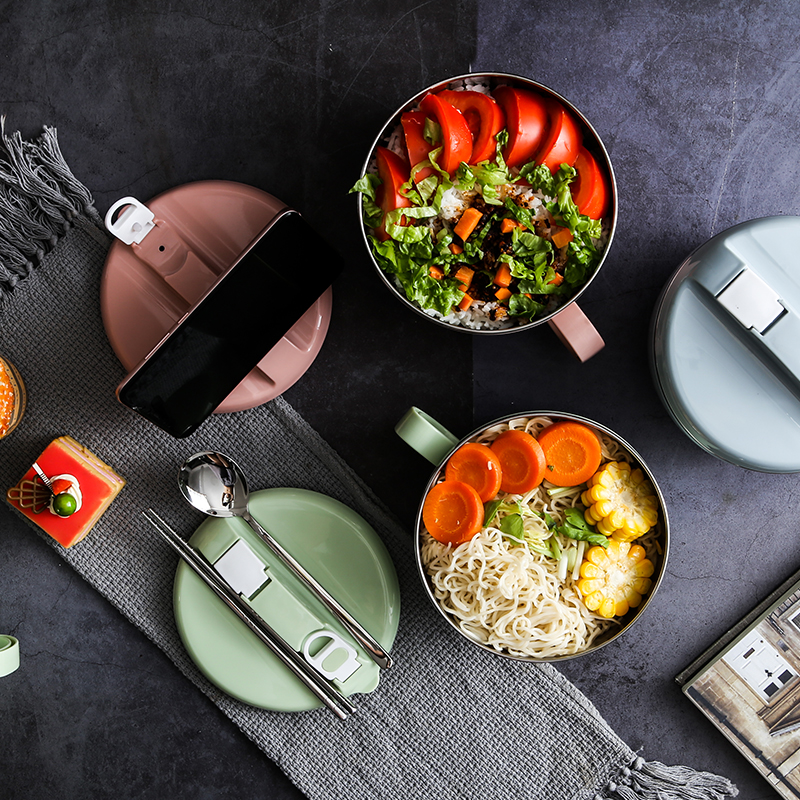 noodle bowl soup bowl with handle bento lunch box lunch box for women bento lunch box for kids bento box steel bowl with lid