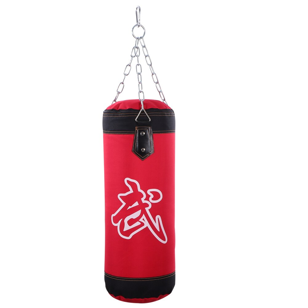 Empty Punching Bag Fitness Sandbag Training Weight Bags Workout Sandbag: Red 5KG