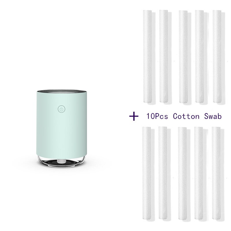 Hause Nette Luftbefeuchter 220ML Schwangere Baby Ganz Ultraschall USB Ätherisches Öl Diffusor Anion Auto Büro Humidificadors: Blau und 10 Filter