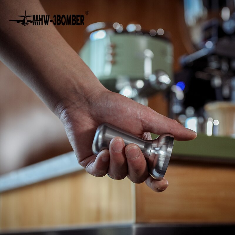 MHW-3BOMBER Coffee Tamper 51mm For Delonghi Coffee Hammer Distributor Barista Tools Accessories Stainless Steel Espresso Tools