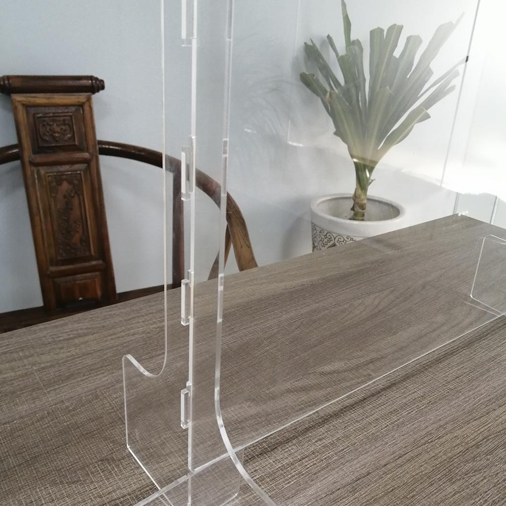 Acrylic Sneeze Guard Shield Clear Perfection Reception Side Counter Sprayed UV Cut Transparent Height Protection Screens