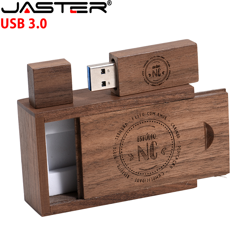 gratis tilpasset logo høyhastighets usb-minnepinne i tre 3.0 stk. 128gb stk. bryllupsminnepinner 64gb stk . fotominnepinne u-disk 16gb 32gb