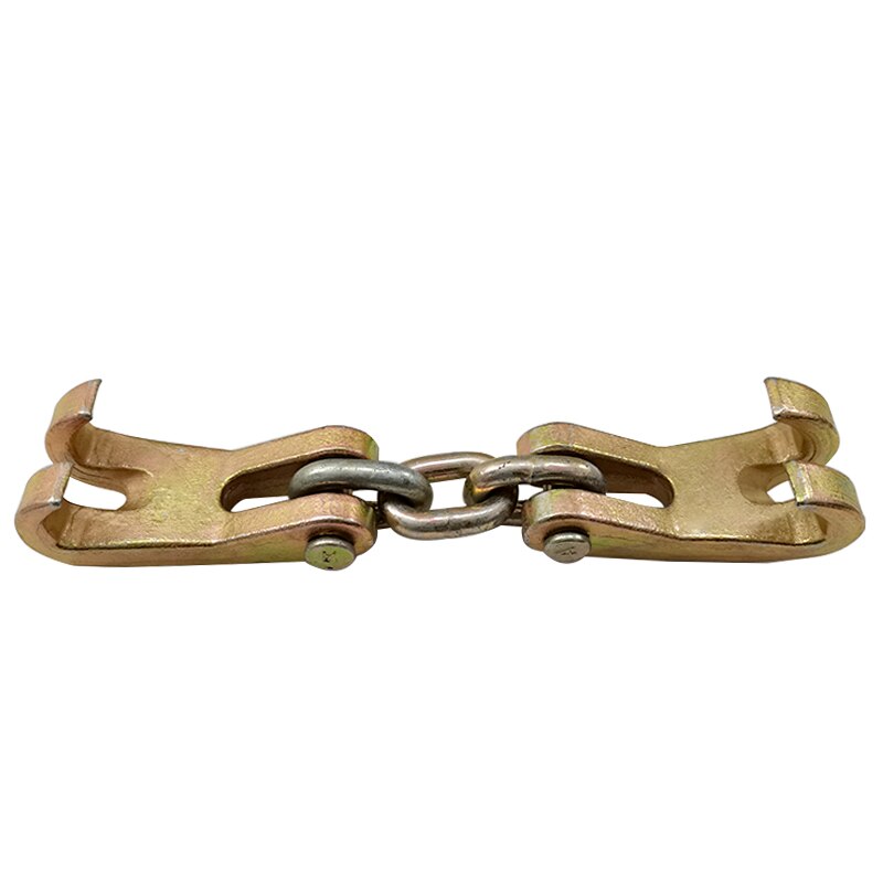 Double Claw Hook Chain Shortener Clamp Bumper Hook Puller Auto Body Dent Repair