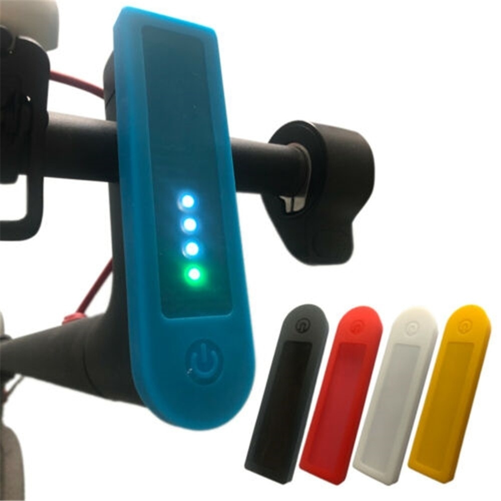 Silikagel beskyttelsesovertræk dashboard silikone etui vandtæt xiaomi mijia  m365 pro elektrisk scooter skateboard tilbehør