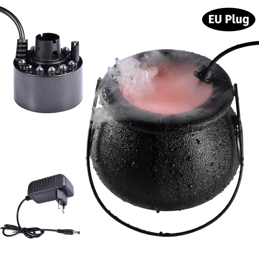 Halloween Heks Bus Led Verstuiver Lamp Plastic Spuit Frosted Bus Sfeer Lamp Scene Layout Diy Plastic Modellen