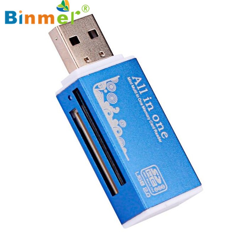 Advanced sd card reader memory stick pro duo USB 2.0 All in 1 Multi Memory Card Reader For Micro SD TF M2 MMC 1PC