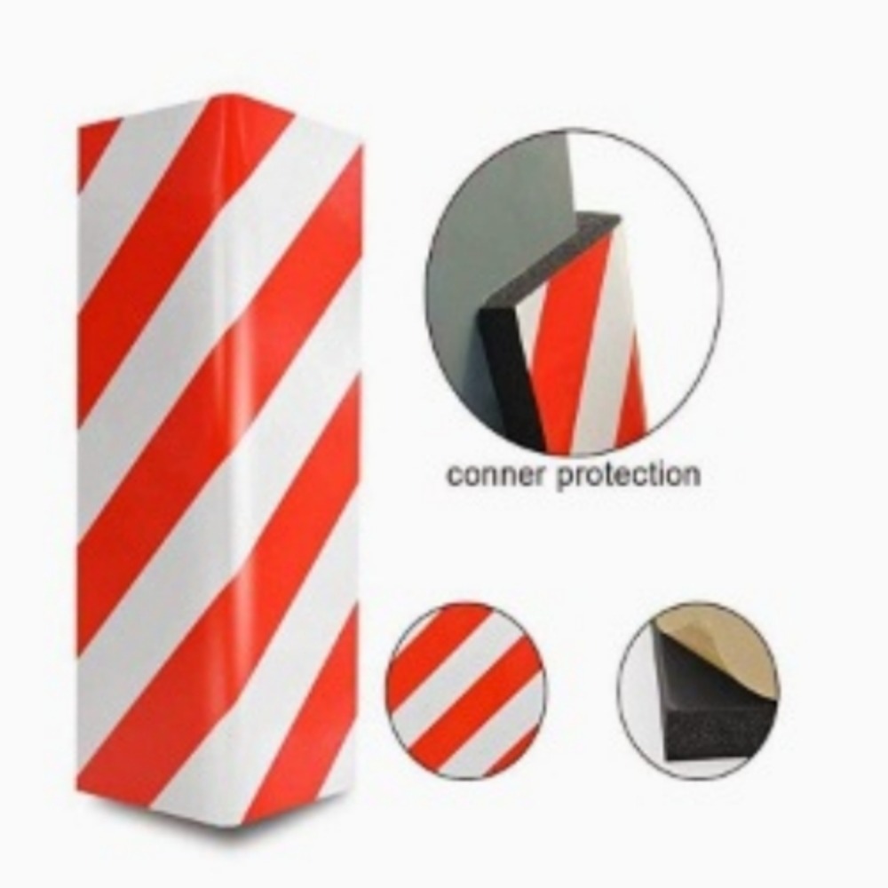 Parkeren Auto Deurbeschermer Garage Muurbeschermer Schuimrand Waarschuwingsbord Deurbescherming Muur Hoekbeschermer Anti-kras: Rood