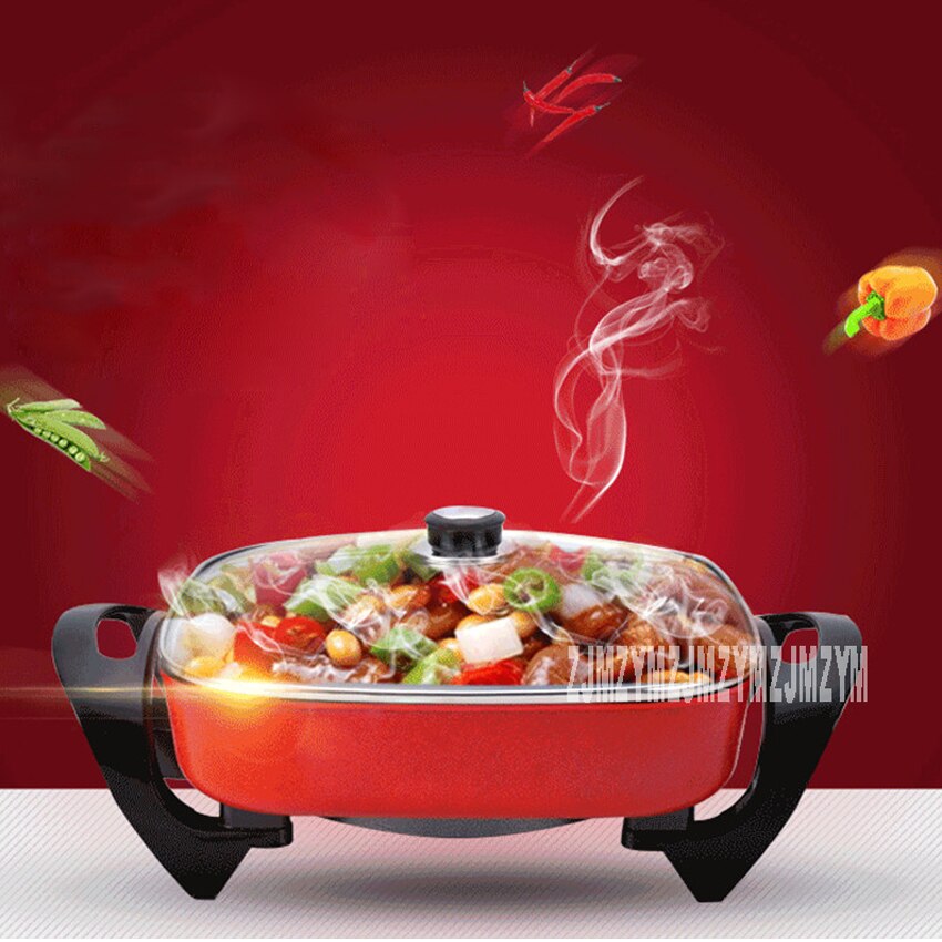 Hause Koreanische elektrische kochtopf multifunktionale große kapazität elektrische kochtopf rauchfreien nicht-Stock elektroherd schlafsaal topf