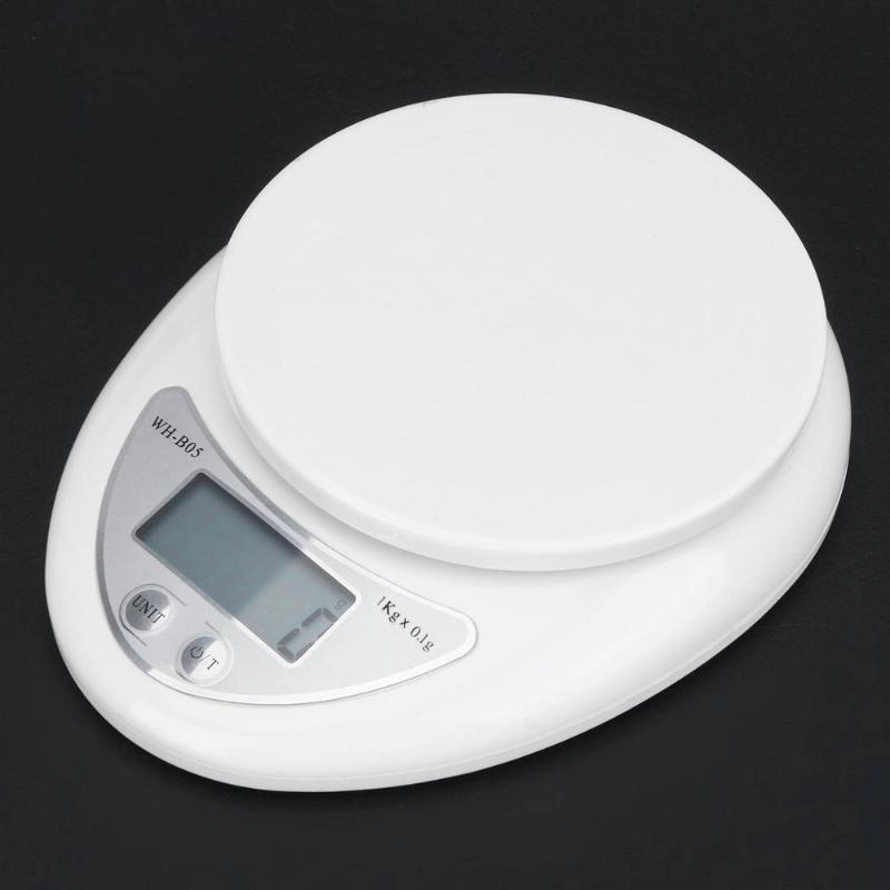 1Kg/0,1g Mini Elektronische Waage Küche Backen Sauerei Waage Bewegliche Digital Skala LED Waagen