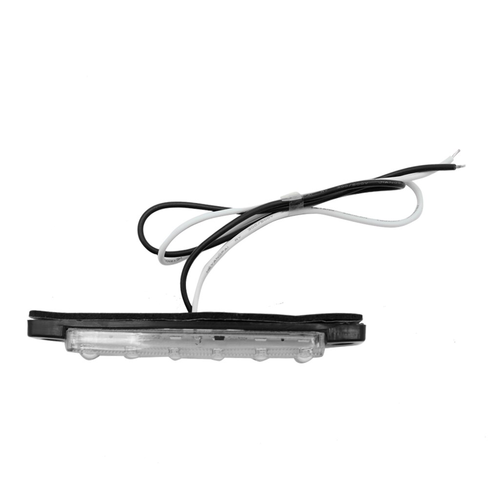 10pcs 6 LED Truck Lorries Bus Clearance Side Marker Indicators Light Lamp Amber White Truck Light