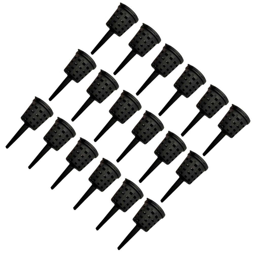 50pcs Fertilizer Baskets with Lid Portable Plastic Fertilizer Box Bonsai Fertilizer Container