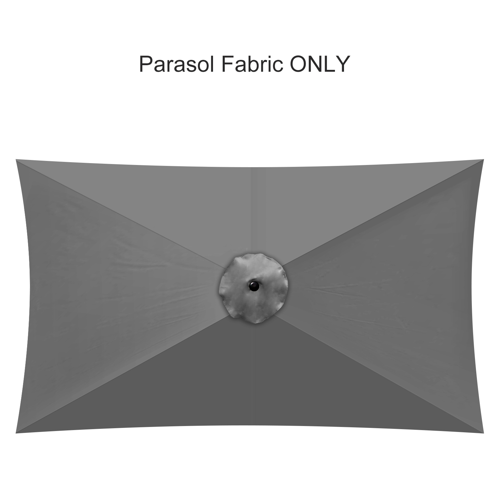 Vervangende luifel luifels polyester doek 2x3M UV-beschermd en ademend buitentuin regendicht vierkante terrasparaplu: Rood