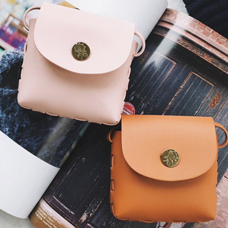 Møntpung til piger drenge håndtaske børn pung møntpung barn lille pung flap vintage babytaske