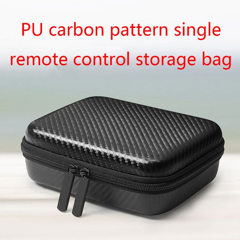 Draagbare Opslag Case Pu Carbon Patroon Draagtas Tas Voor D-JI Mavic Air 2 Afstandsbediening