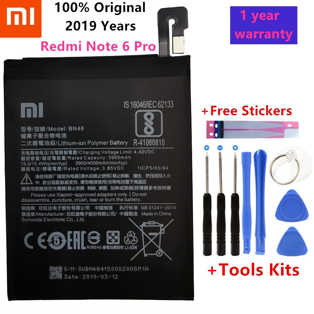 Xiao Mi Original Phone Battery For Xiaomi Redmi Note 4 5 4X 3 Pro 3S 3X 4X Mi 5 4A Note 5A / Pro 5 Plus Replacement batteries