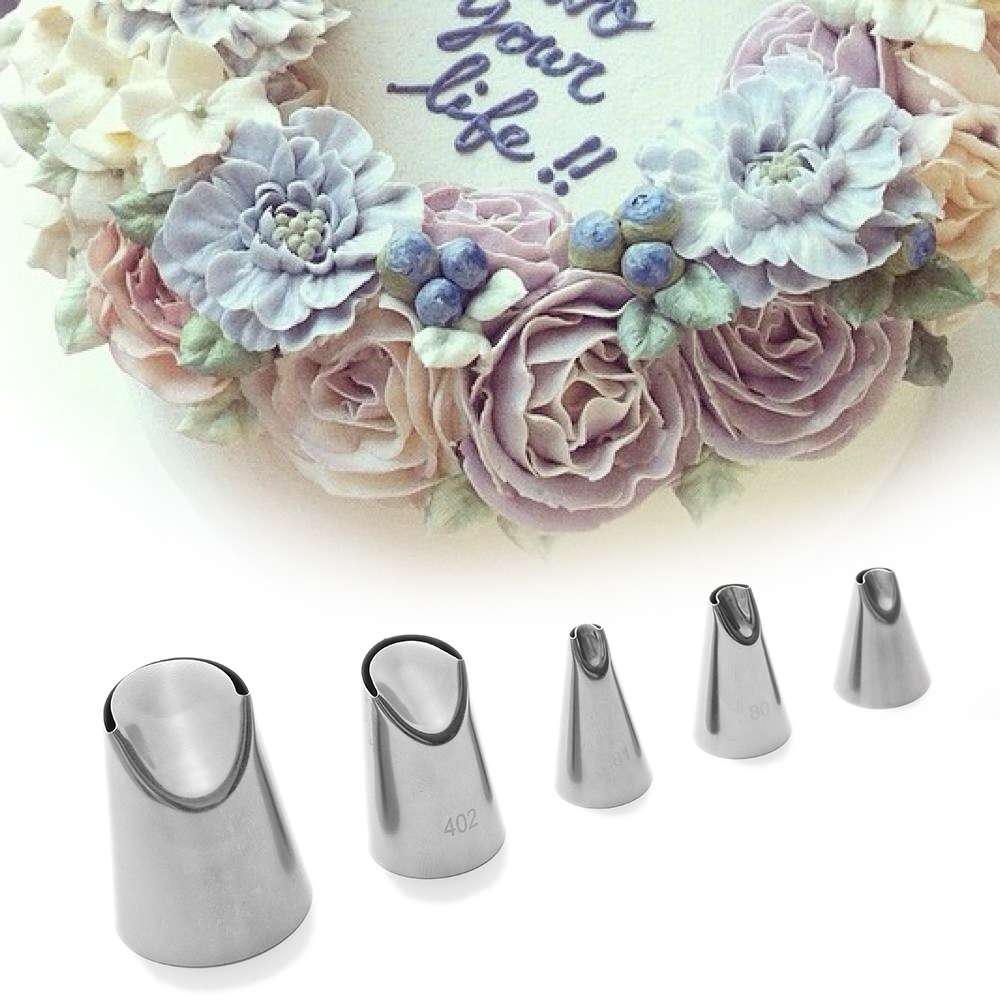 1 pc of 1 set Russische Nozzle Juju Tulip Rvs Icing Piping Tips DIY Gebak Decor Lassen Naadloze Taart decor