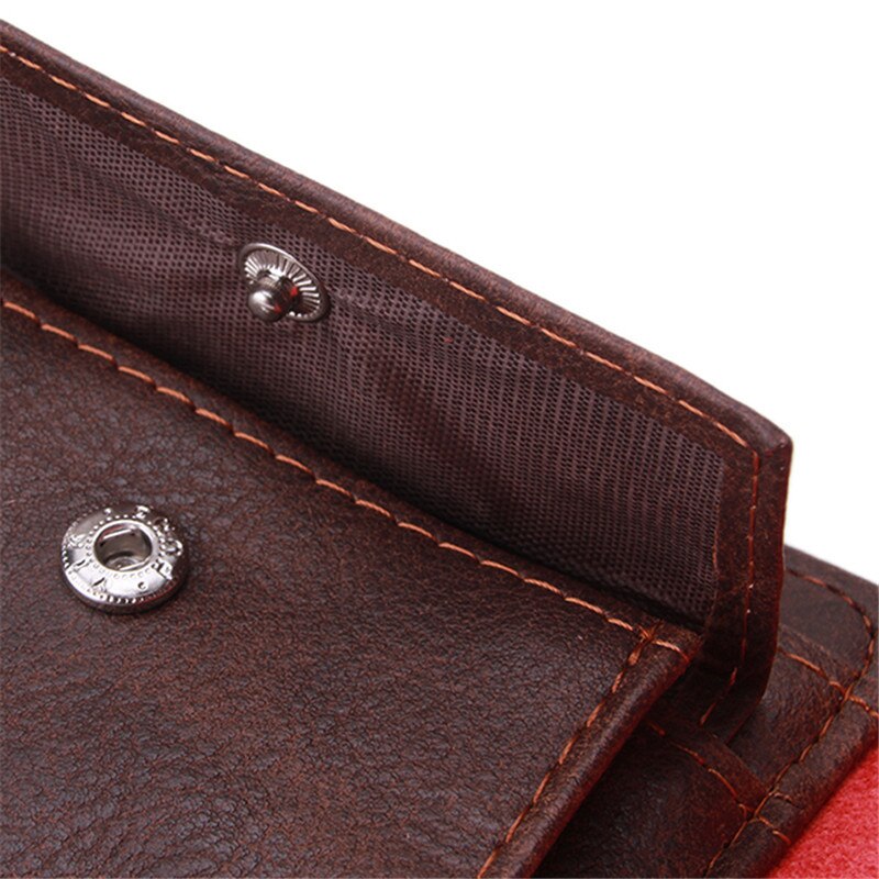 PU Men's Wallet Multifunctional Short Men Wallet Hasp Coin Purse Card Holder