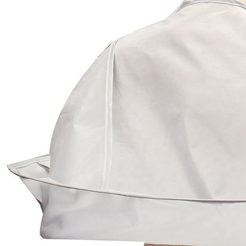 2 Piece Salon Barber Gown Cloth Hair Cutting Cloak Umbrella Hairdressing Cape Home Use Shawl Apron