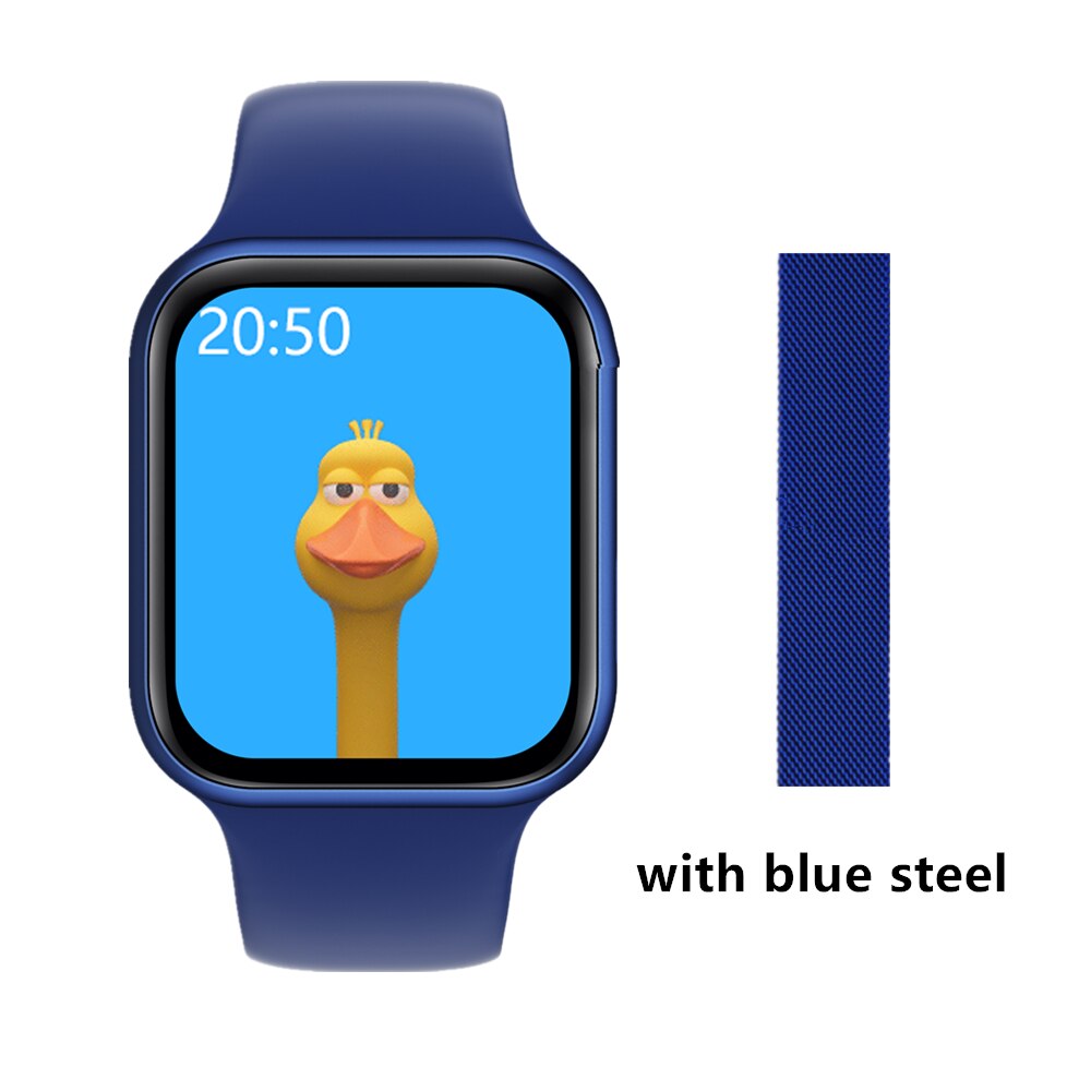 Cobrafly UP6 Smart Uhr Männer 1,75 zoll Bildschirm Bluetooth Anruf 1GB Speicher Musik Uhr 6 Wasserdichte Band PK Serie 6 IWO 13 W26: B2 add blue steel