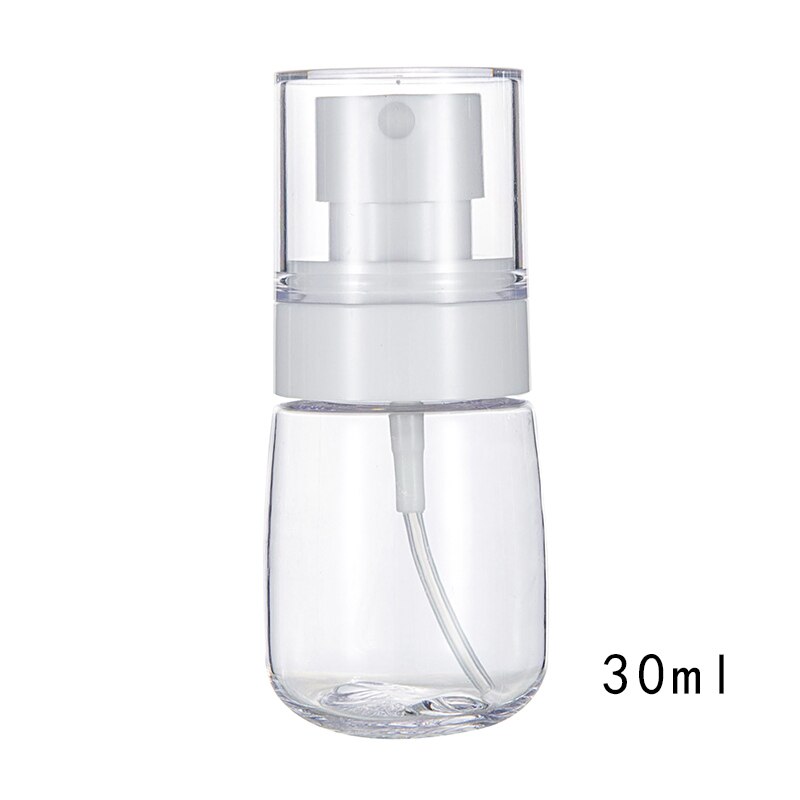 30/60ml Mini Travel Transparent Plastic Perfume Atomizer Empty Spray Bottle Reuse Refillable Cosmetic Container: 01 30ml