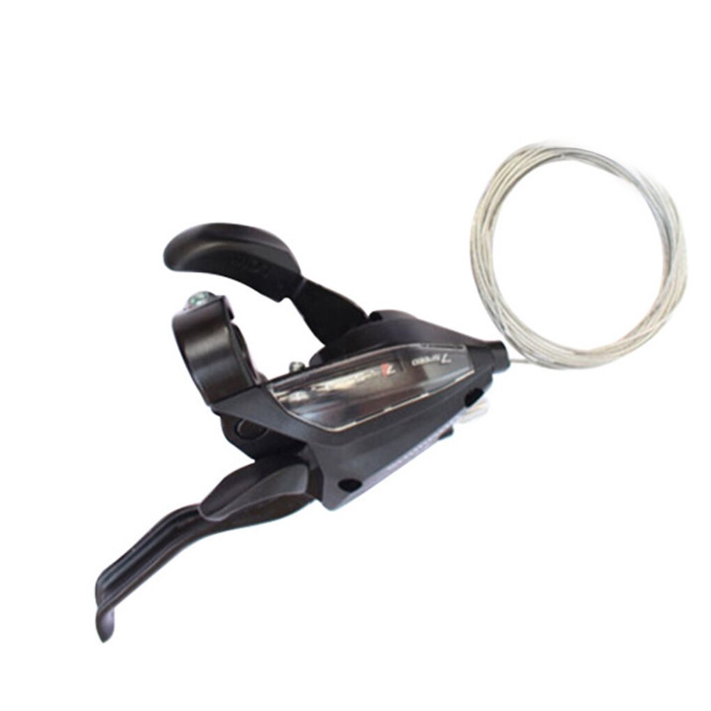 Bike Gear Shifter Mountain Fiets Speed Remhendel Optische Gear Display Indicator Plastic Road Fietsen Derailleur Fiets Deel: 1Pc Right 7 Speed