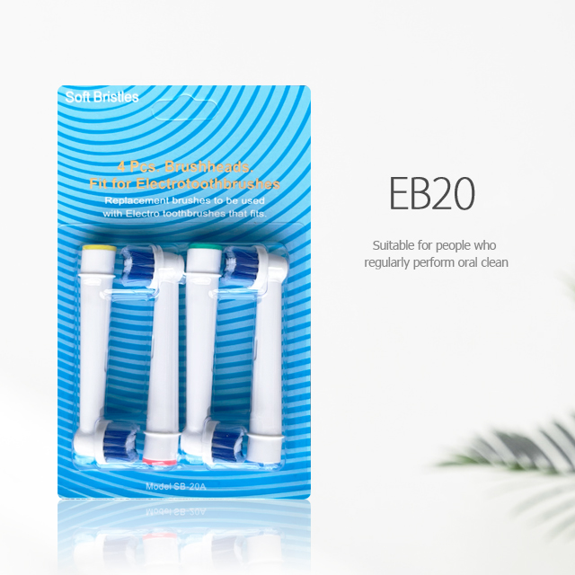 Têtes de brosse à dents électrique pour Oral B, tête de brosse de resubdivision pour la vitalité, buses Oral-B: Or
