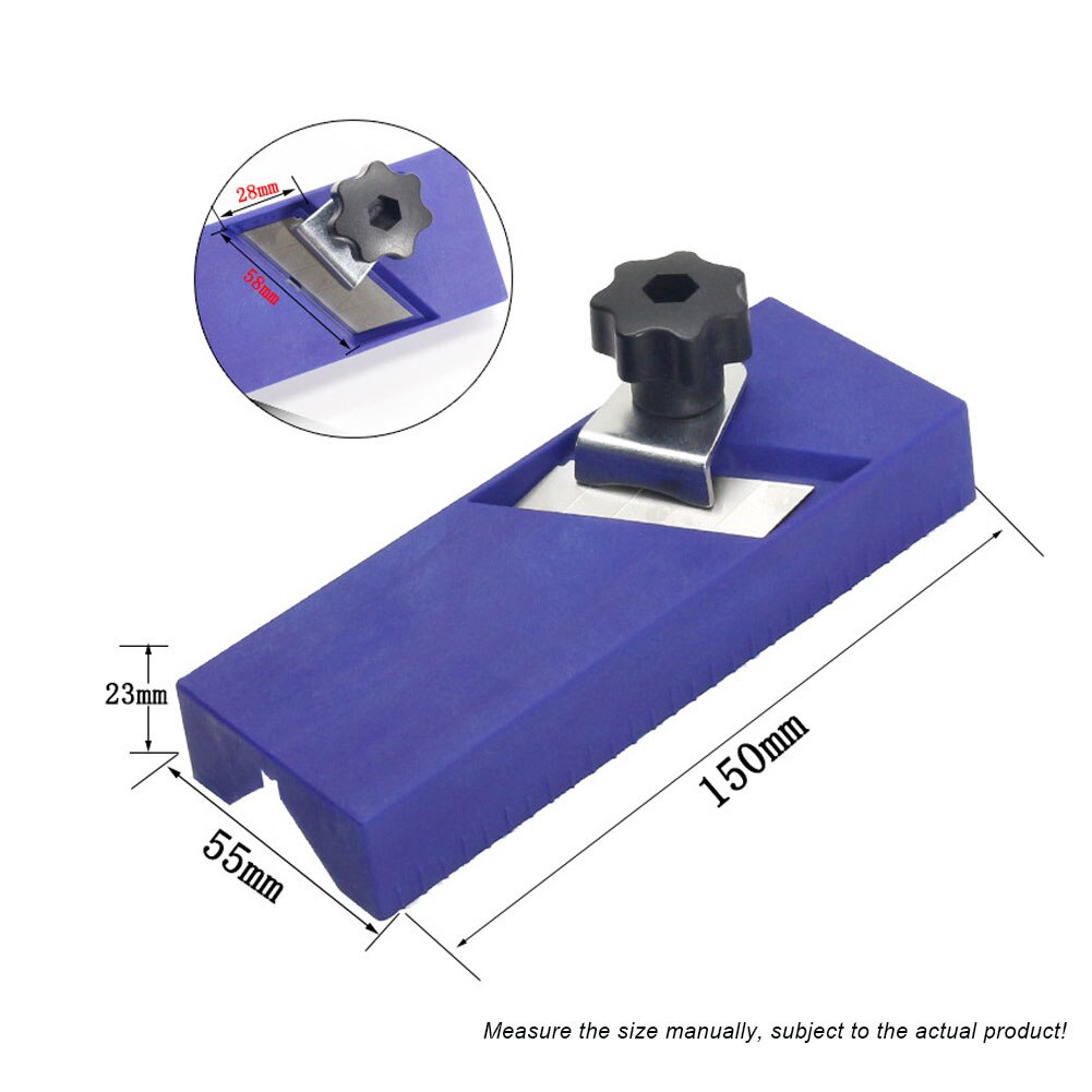 Ręczna obróbka drewna strugarka 90 stopni oprawa i płaskie ostrze konstrukcja krawędź samolot gipsowa deska drewniana fazowanie deska robić strugania płyt gipsowo-kartonowych