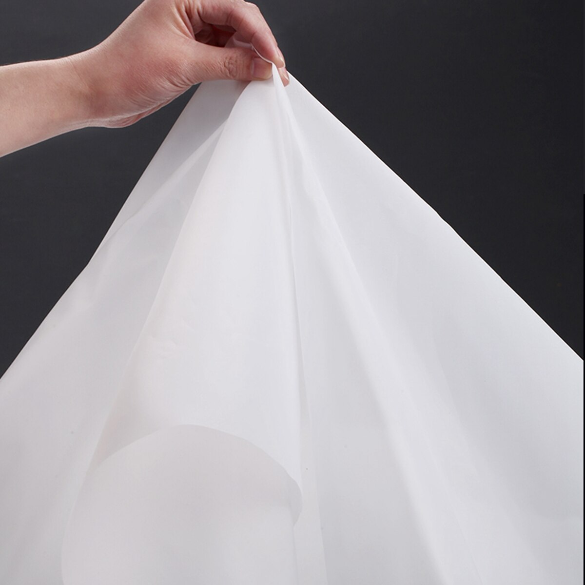 Colador de malla de seda blanca, tela de red de alta precisión, filtro de agua de nailon para cocina, para nueces, leche, miel y café