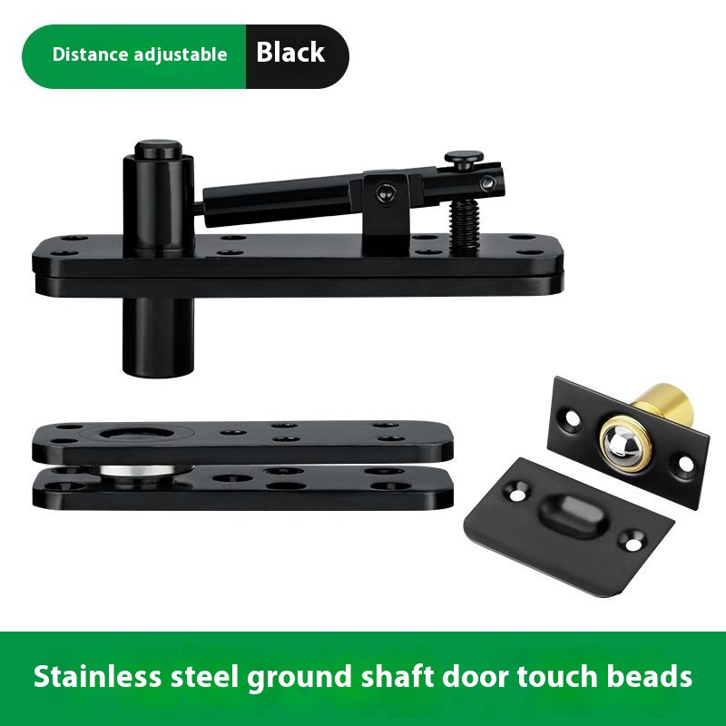 Stainless Steel Rotating Axis Sky Axis Wooden Door Hinge Invisible Door Up And Down Secret Door Hinge Door: Beige