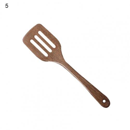 Rice Paddle Wood Rice Cooking Spoon Wide Application Easy to Use Unique Deepen Structure Rice Serving Spoon: 5